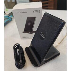 New Wireless Charger, 15W Fast Qi-Certified Wireless Charging Station